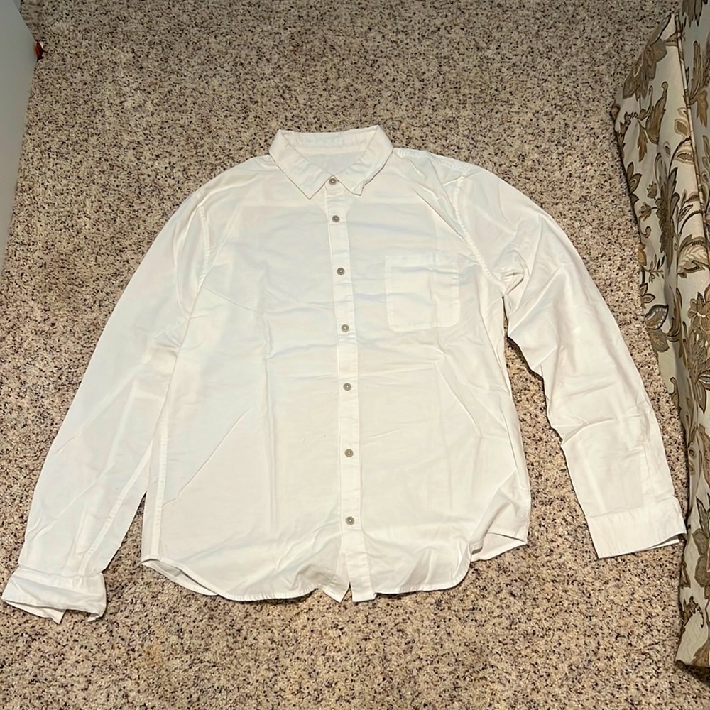 Lululemon - Button-down Long Sleeve - White - Medium - Mens
